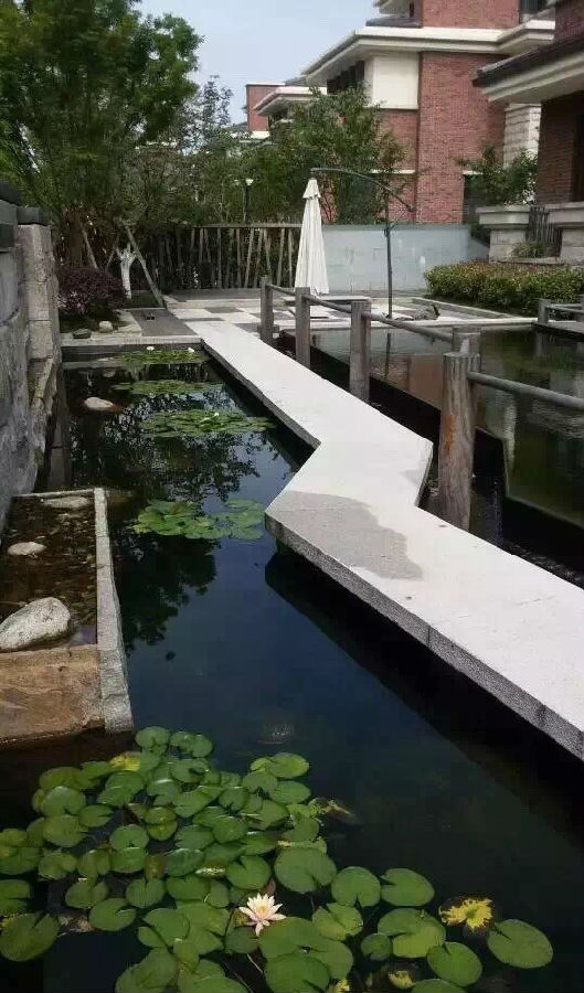 現代中式別墅花園01