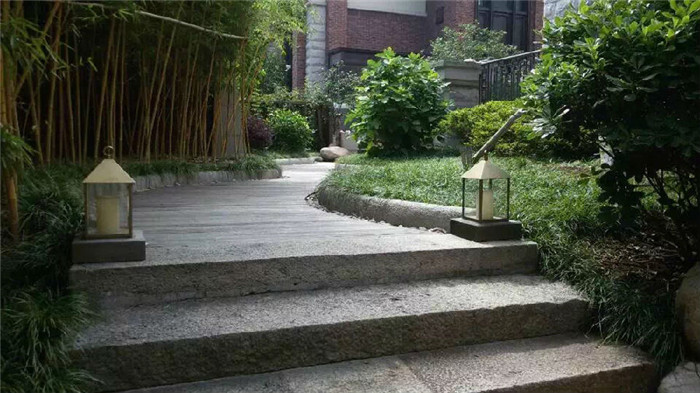 現代中式別墅花園01